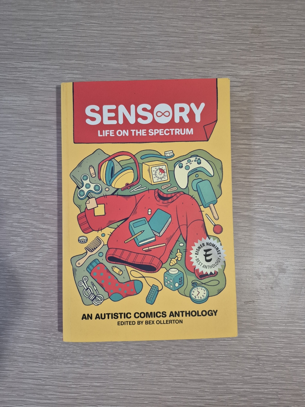 Sensory: Life on the Spectrum – Yellow Paperback Graphic Anthology